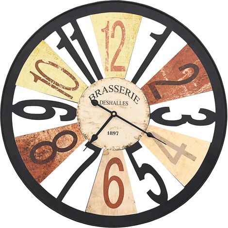 Horloge murale Métal 60 cm Multicolore (1/5)
