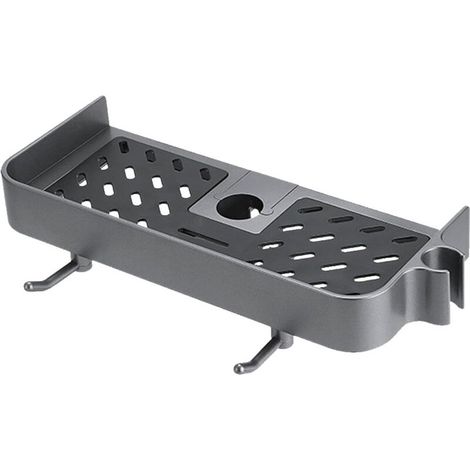 Bardusch-Panier étagère d'angle sans perçage, solution rangement salle de bain, accessoires (1/5)
