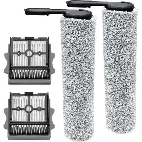 Brosse à rouleau + filtre pour Tineco Floor One Stretch S6 aspirateur sec et humide pièces de rechange (1/5)
