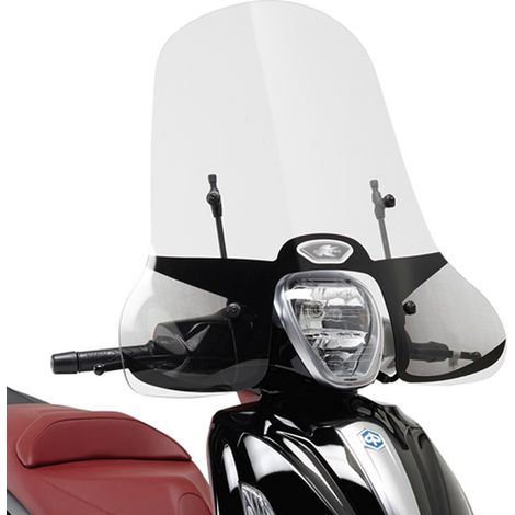 KAPPA WINDSCHUTZSCHEIBE PIAGGIO Beverly 125ie-300ie-350 (10-19) 47 x 72 CM TRANSPARENT - MUSS MONTIERT WERDEN A5606AK