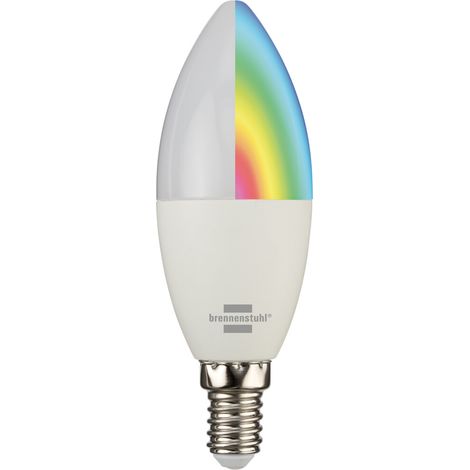 Brennenstuhl LED-Leuchtmittel EEK: G (A - G) Smart Connect E14 Kaltweiß, Warmweiß, RGB (1/5)