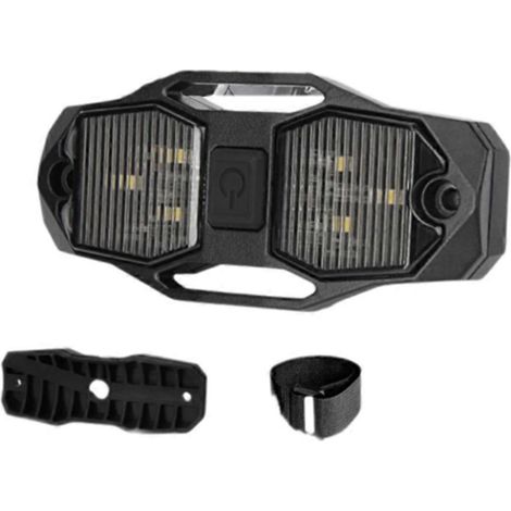 Plafonnier LED bicolore rouge et blanc pour UTV RZR et UTV 4x4, avec interrupteur. (1/5)