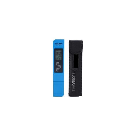 Testeur de Conductivité Électrique 3 en 1 Bleu, Stylo de Mesure TDS EC pour l'Analyse de Qualité de l'Eau - (1/3)