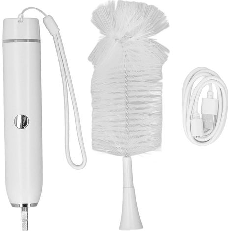 Kit de Brosse Nettoyante Électrique IP65, Brosse à Récurer Portable avec Câble USB pour Bouteilles et Tasses (1/5)