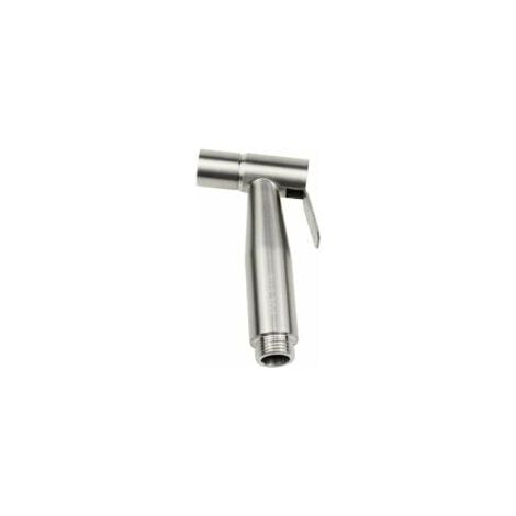 Bidet-Sprüher für die Toilette, Windel-Sprüher aus Edelstahl, manuelles Bidet-Sprüher für die persönliche Hygiene, Dusche, Badezimmer, Toilette – Silber