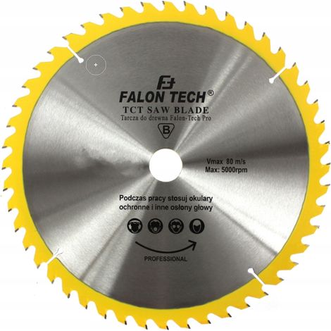 Hartmetallbestücktes Sägeblatt für Holz 255 x 30 mm 40T Falon-Tech PRO