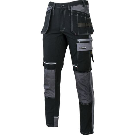 Pantaloni neri e grigi CON rinforzi, "S", CE, lahti