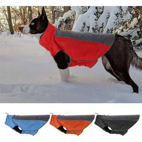Veste chaude pour animaux de compagnie automne-hiver, veste de sport pour animaux de compagnie XL noire (1/5)