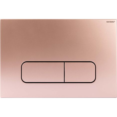 RAYBRO Betätigungsplatte MOCHA 55 Rose Gold für Geberit Spülkästen UP320, UP100, JomoTech, REZI Systems (1/5)