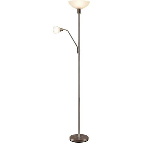 Lindby Lámpara de pie 'Jost' en Gris Metal