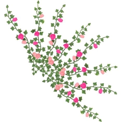 8pièces Décorations Roses Artificielles pour Maison de Poupée Guirlandes de Roses pour Décor de Micro-Paysage Accessoires de Fleurs pour Mini-Jardin (1/5)