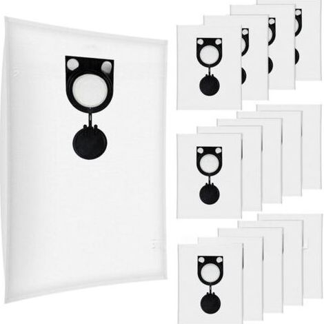 Lot de 12 sacs à poussière compatibles avec les aspirateurs Bosch BSH20 / starmix FBV20 / GAS25 / 35M (1/4)