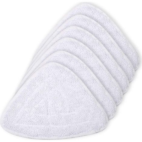 Lot de 6 Chiffons de Rechange pour Vileda Nettoyeur Vapeur Hot Spray (1/4)