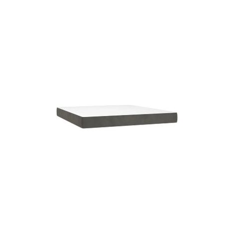 Matelas de lit à ressorts ensachés Gris foncé 160x200x20 (1/5)