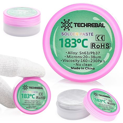 Pâte à souder « étain liquide » SN63PB37 30 g (1/5)