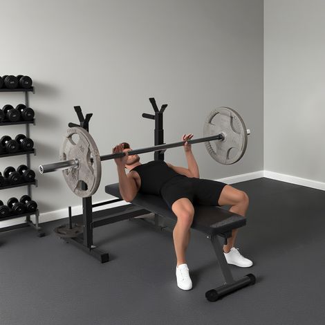 Banc sport pliant 8 positions support haltères - domicile - capacité 220 kg - 140x73x98-122 cm - acier et PU - noir