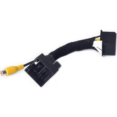 Voici une proposition de titre en français (caractères : 144, soit moins de 190) :

Câble adaptateur caméra de recul, kit de rétroviseur pour moniteur, installation simple, compatible avec systèmes de (1/4)