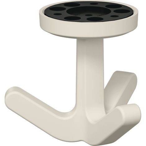 Crochet triple Ser.477 mat, élastique 99 blanc pur H.69mm D.51mm
