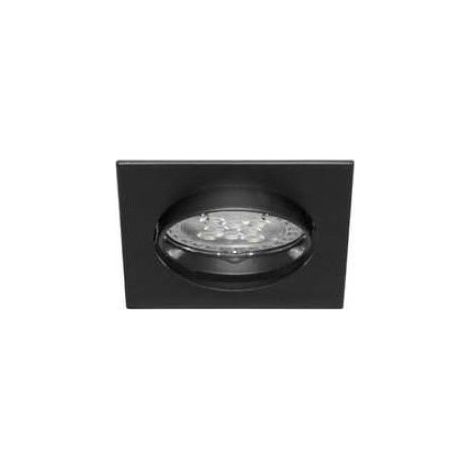 Spot orientable carré noir GU10 max 50W (LSA101205) (1/4)