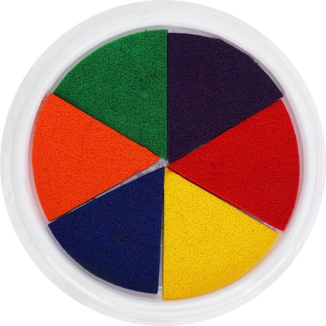 Ink Pads 6 Colors for Children DIY Finger Palm Painting Graffiti Washable NonToxic Paint (1/5)