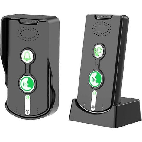 Interphone sans fil bidirectionnel, interphone longue portée, système d'interphone sans fil étanche pour intérieur et extérieur, idéal pour la maison ou le bureau. (1/5)