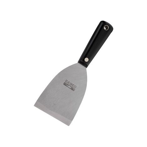 SPATULE RIGIDE AVEC MANCHE EN PLASTIQUE 75 MM - 216500750