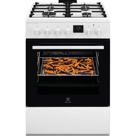Cocina Electrolux LKK660220W blanco 60 cm diseño elegante