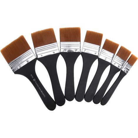 Porte-pinceaux mural en nylon et bouleau pour pinceaux de peinture à l'huile, aquarelle et acrylique, rangement mural pratique pour atelier. (1/5)