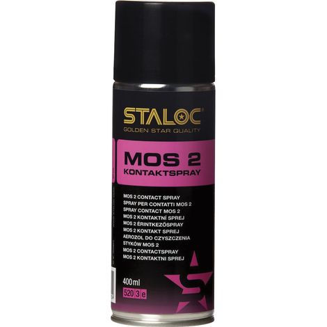 STALOC Kontaktspray MoS2 Kontakt-Öl reinigt Kontakte, Sicherungen, Kabelanschlüsse uvm. 400 ml (1/5)