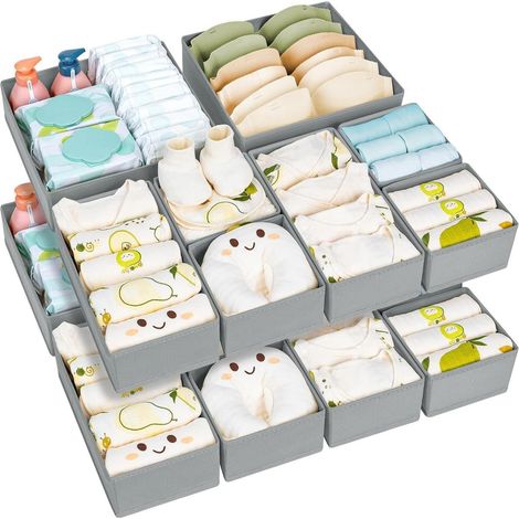 Homsorout Schubladensystem Organizer 15er Set Unterwäsche Hosen Kleidung Socken (1/5)
