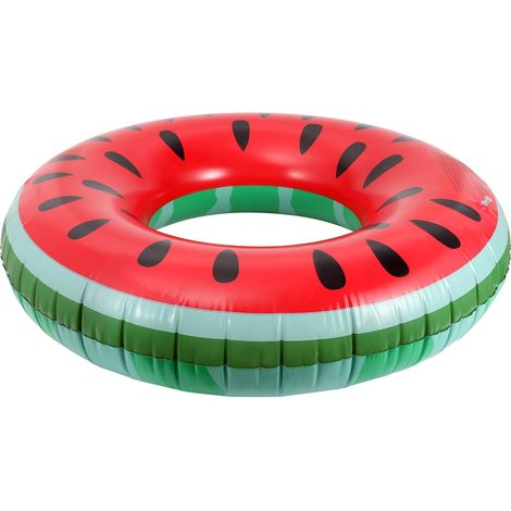Bouées gonflables en forme de fruits pour adultes, pour la piscine et la plage, parfaites pour les fêtes aquatiques estivales.-AquaForge (1/5)