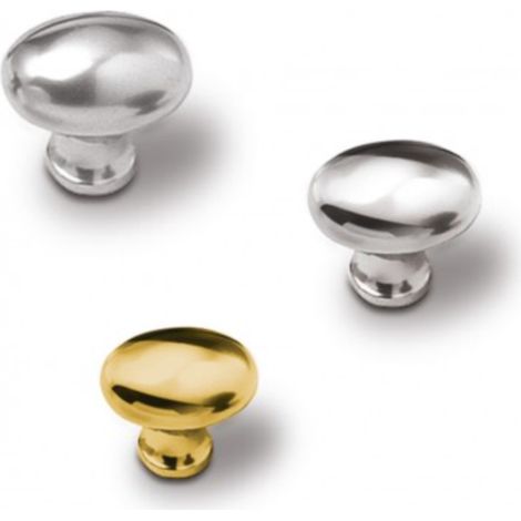 Tirador Nut 8671 - Niquel cepillado. 34x22x36mm.