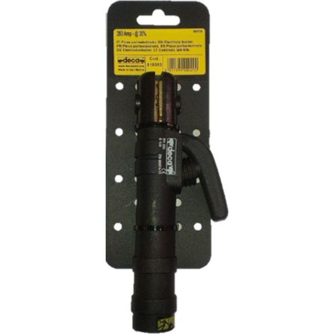 Deca Pinza portaelectrodos 200 A negro diseño funcional