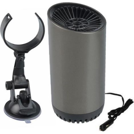 Chauffage Voiture - 12 V - 150 W - Double Fonction Chaude Froide - Support Ventouse Rotatif 180° - 1 Pièce (1/4)