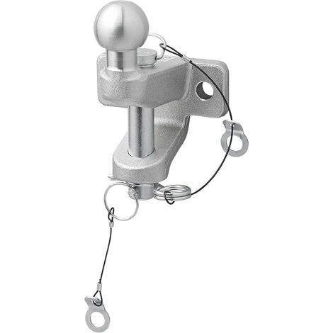 Gancio traino argento combinato doppia versione d202s350 (1/5)