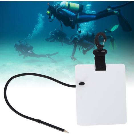 Ardoise de plongée étanche avec stylet amovible pour notes sous-marines (1/5)
