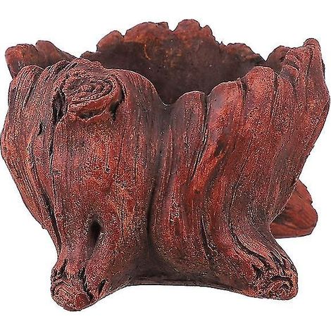 1 Stück holzförmiger Blumentopf