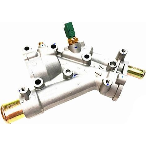 Boîtier de thermostat de liquide de refroidissement moteur pour Peugeot 307, 407, 607, Citroën Xsara, Picasso et C5 : 9653298580 1336Q4 (1/5)