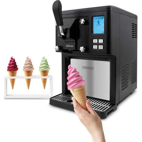 Kitchencook - Deliciosa - 3-in-1-Eismaschine - 1,5l - LCD-Bildschirm - 250w