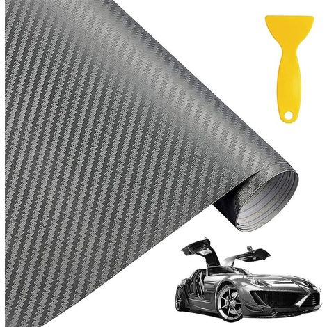 Selbstklebende Kohlefaserfolie zur Dekoration von Autos, Computern und Motorrädern (DIY) (1/5)