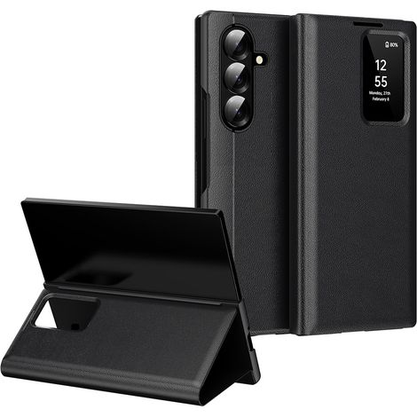 Samsung Galaxy Z Fold7 Smart View Wallet Case, Schwarz (1/5)