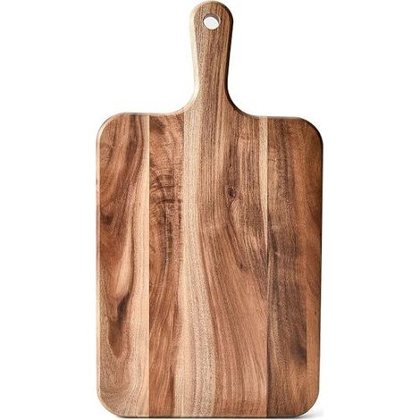Planche à découper en bois massif, plateau de cuisine pour pizza et steak (1/5)