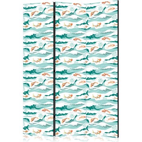 Paravento decorativo artgeist verde acqua 135 cm x 172 cm