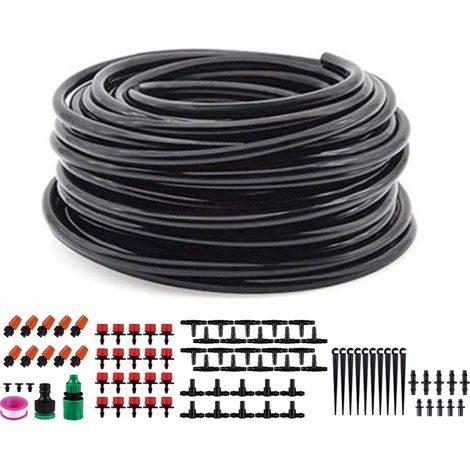 Système d'irrigation goutte à goutte de jardin, Kits d'arrosage par Micro pulvérisation automatique, atomisation 30m/1181,1 pouces (1/5)