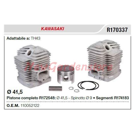 Cilindro pistone segmenti KAWASAKI decespugliatore TH43 R170337