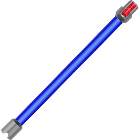 Tube Extension compatible pour Dyson V7 V8 V10 V11 V15 Tige Rigide Rallonge en Aluminium, Longueur 72 cm, Connecteur à Dégagement Rapide - Bleu (1/5)