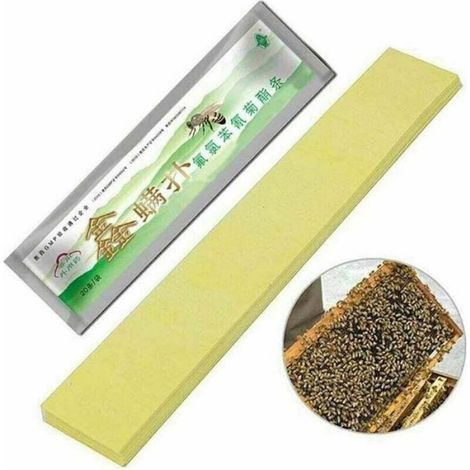 60pcs Bandes anti varroa abeilles - Insecticide fluvalinate Traitement ruche durable - Apiculture