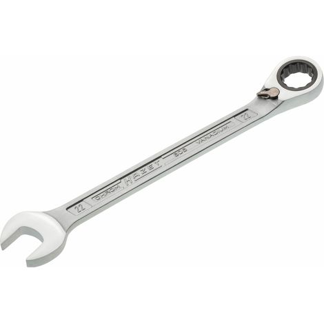 Hazet Knarren Ring-Maulschlüssel, Außen-Doppel-Sechskant-Tractionsprofil, 22 mm