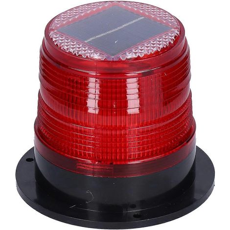 LED-Solar-Warnleuchte mit magnetischem, rotem Blinklicht für mehr Sicherheit im Straßenverkehr (5 V)