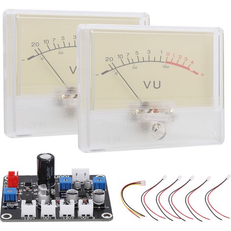 TS-DB90R VU-Testmodul, 2 Stück mit Hintergrundbeleuchtung, Audiopegelanzeige und Treiberplatine (1/5)